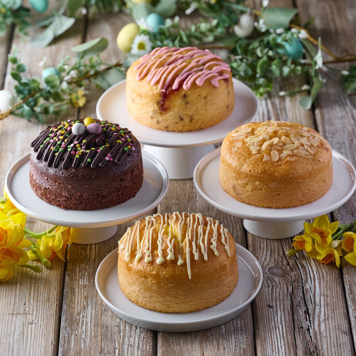 4 Piece Cake Selection