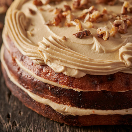 Espresso Coffee & Walnut Cake (14 Portions)