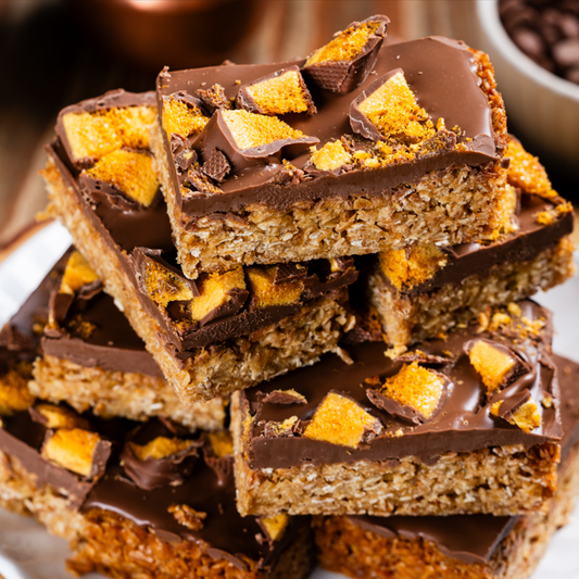 Crunchie Loaded Flapjack