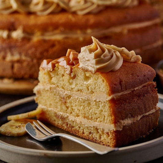 Banoffee & Caramel Cake- NGCI (14 Portions)
