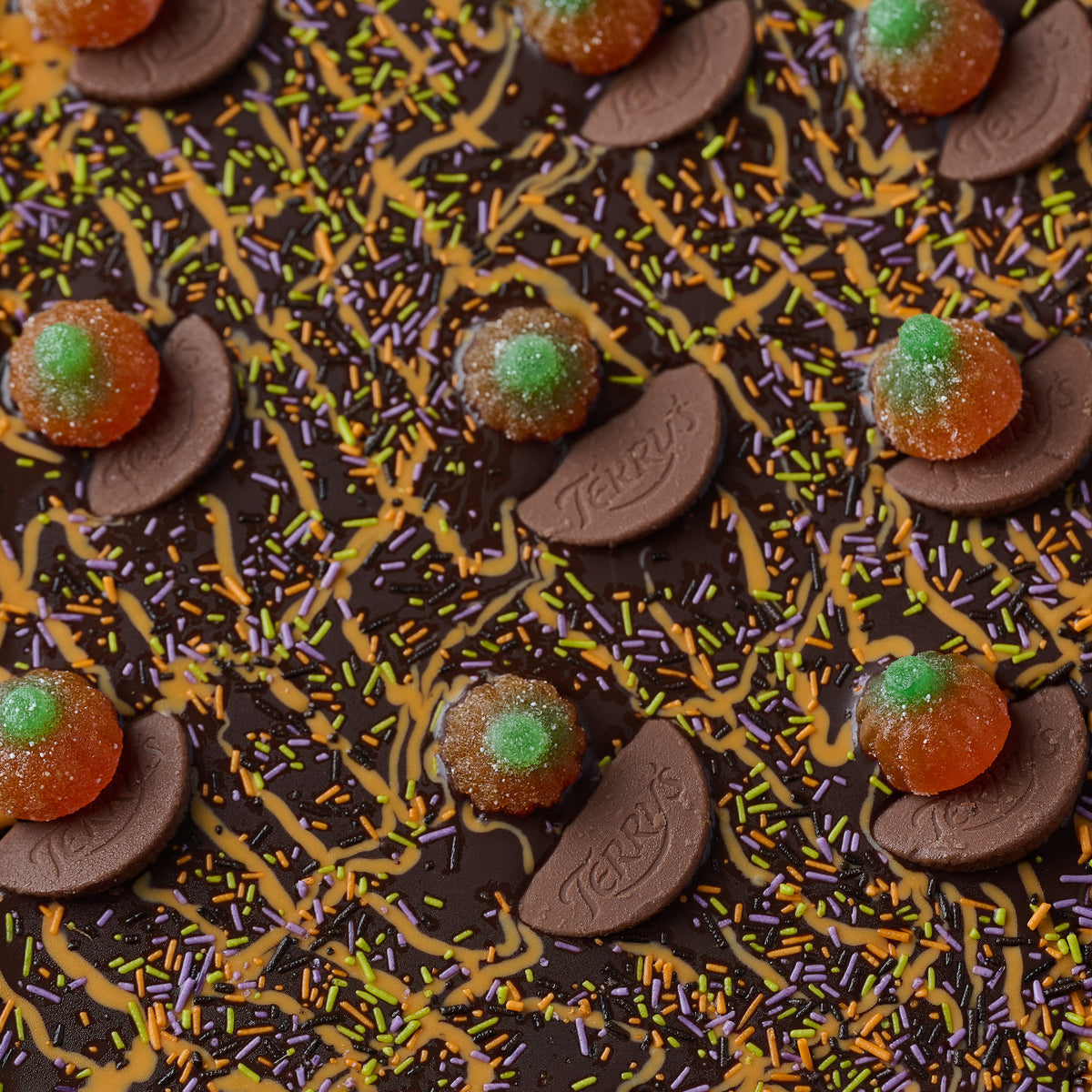 Spooktacular Chocolate Orange Flapjack