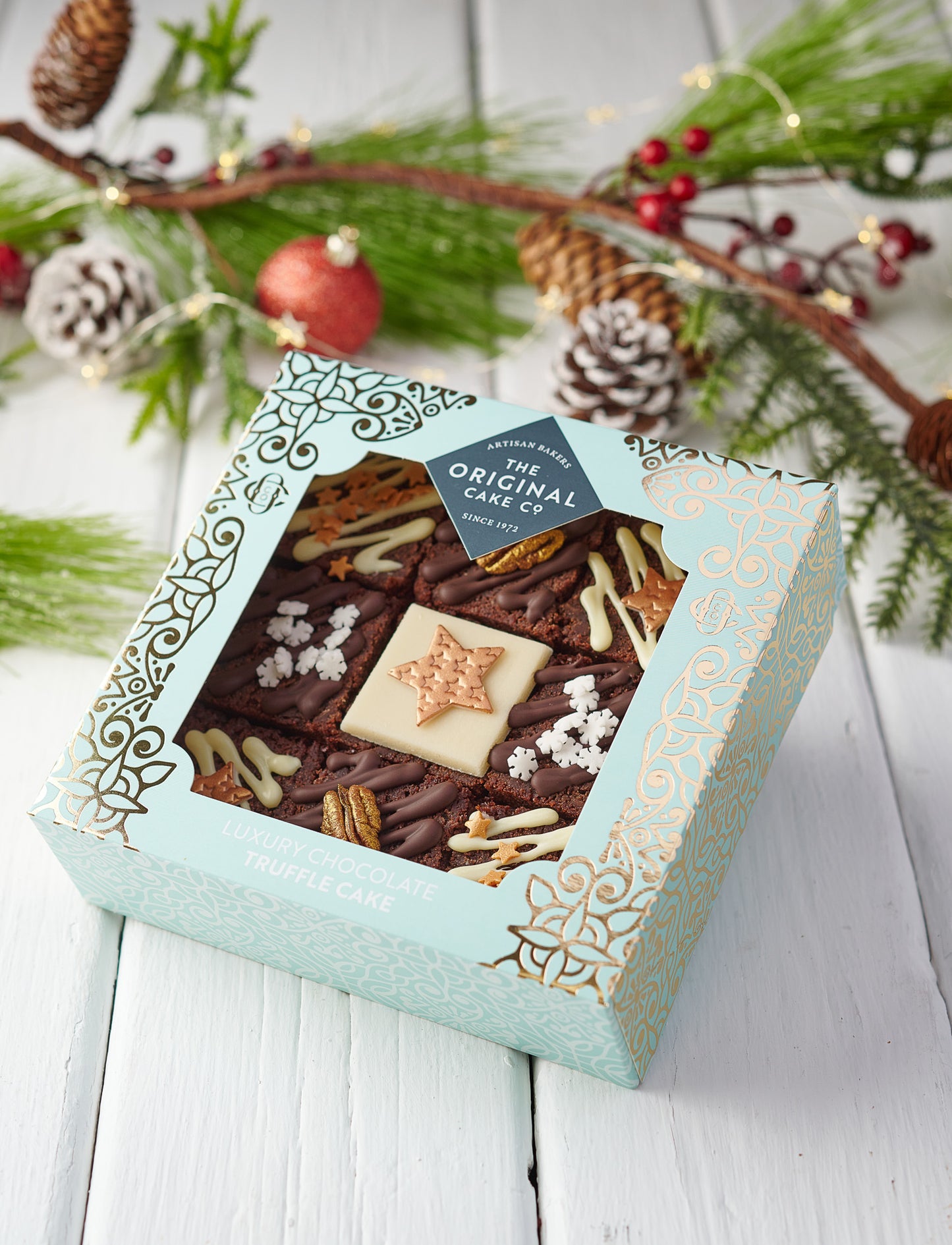 Festive Chocolate Truffle Cake- 9 Piece Gifting Selection