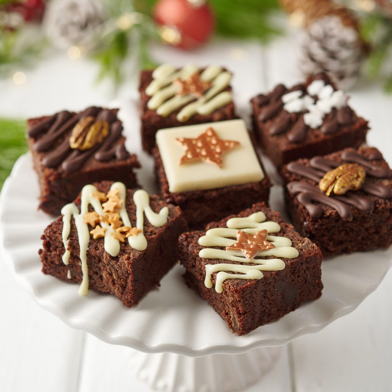Festive Chocolate Truffle Cake- 9 Piece Gifting Selection