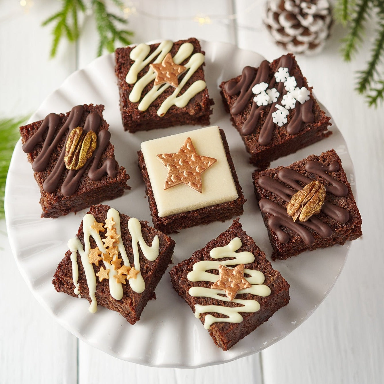 Festive Chocolate Truffle Cake- 9 Piece Gifting Selection