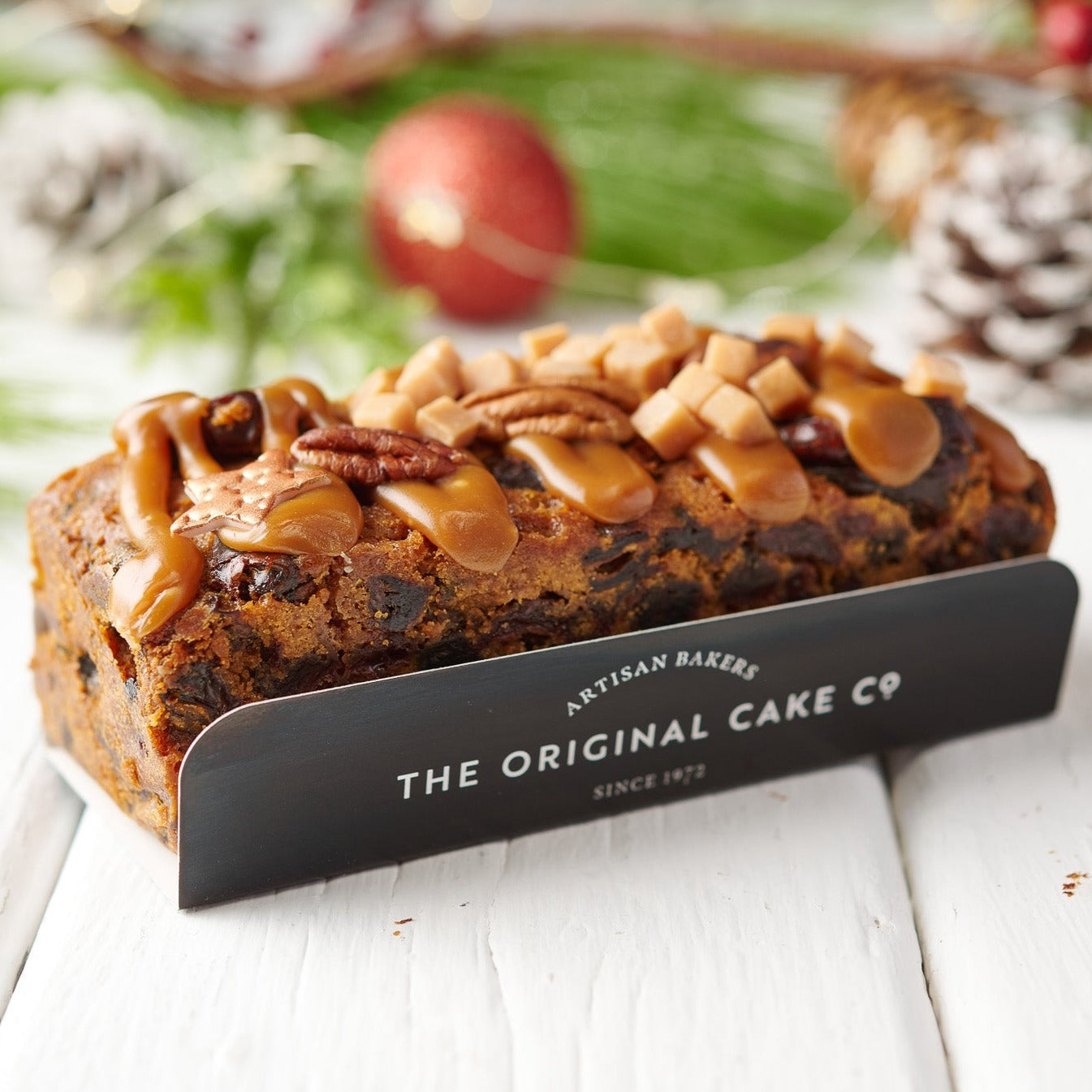 Festive Spiced Rum, Date & Salted Caramel Cake x8