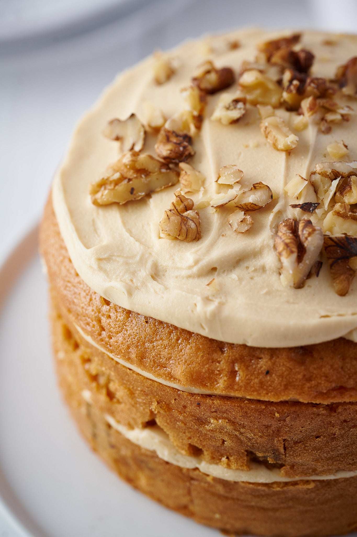Coffee and Walnut Gateaux - 6 Inch