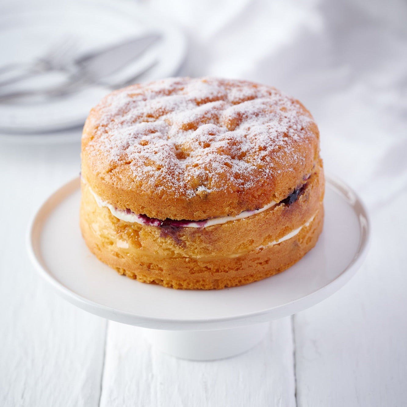 Lemon & Blueberry Gateaux- 6 Inch