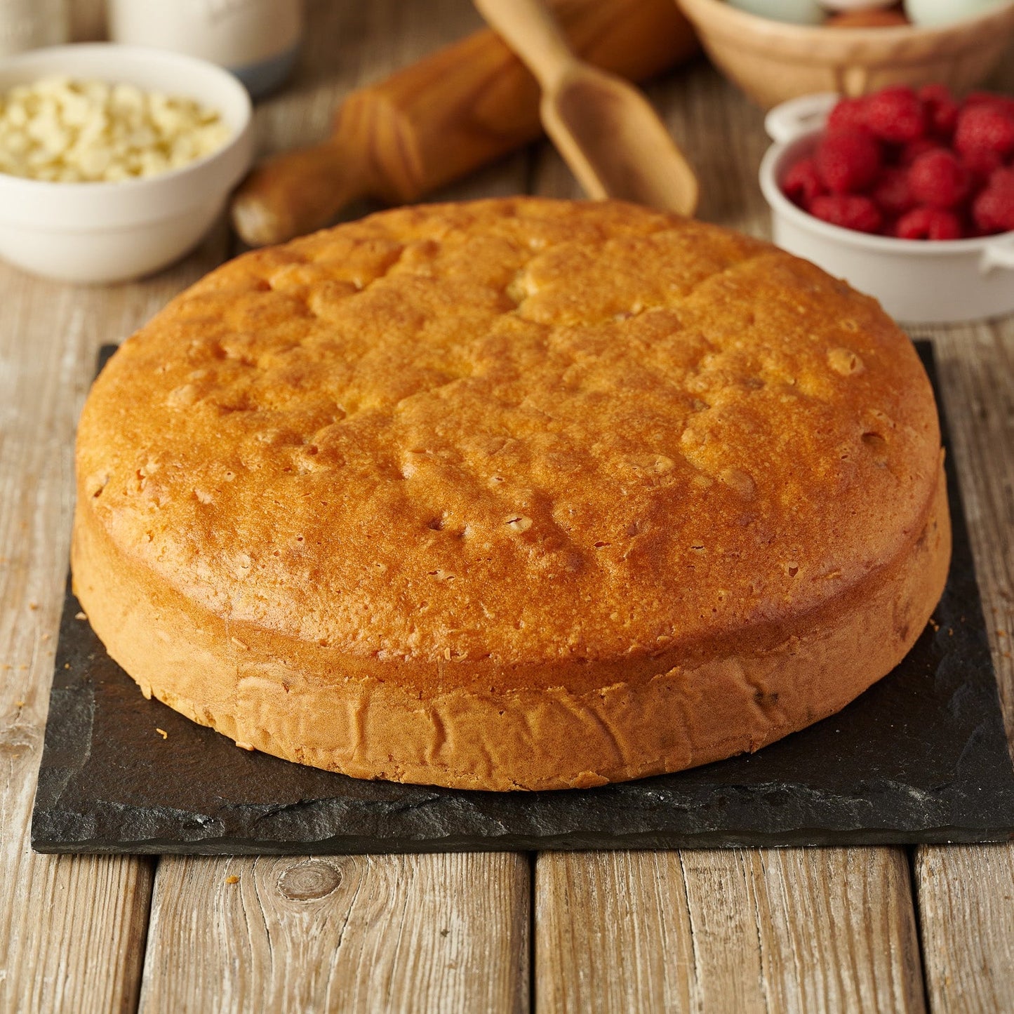 Raspberry & White Chocolate Cake- Ready To Decorate