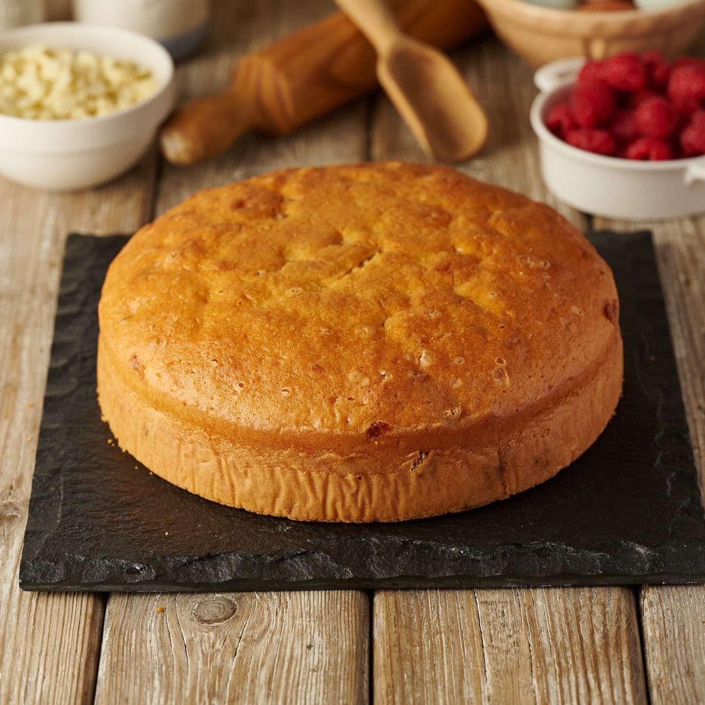 Raspberry & White Chocolate Cake