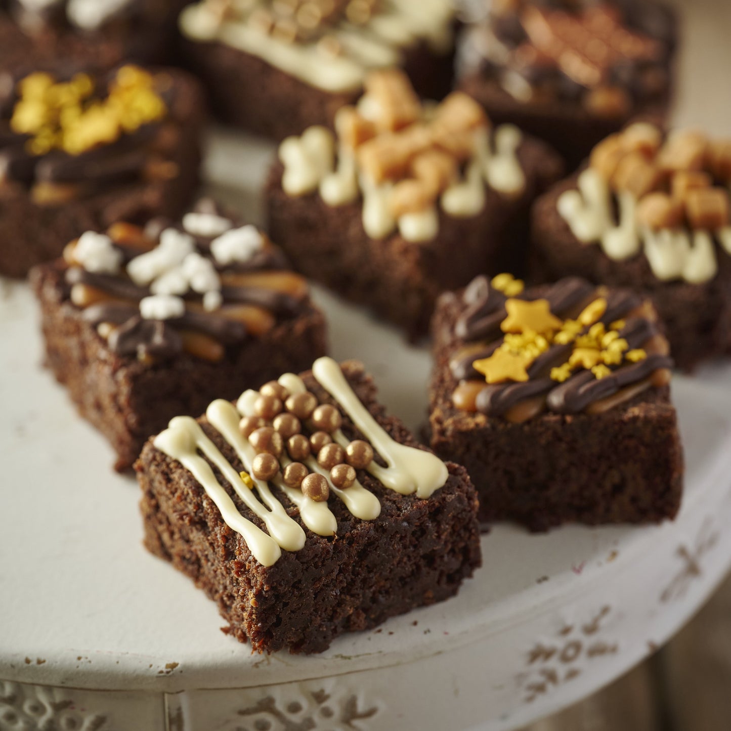 Festive Chocolate Truffle Cake- 9 Piece Gifting Selection