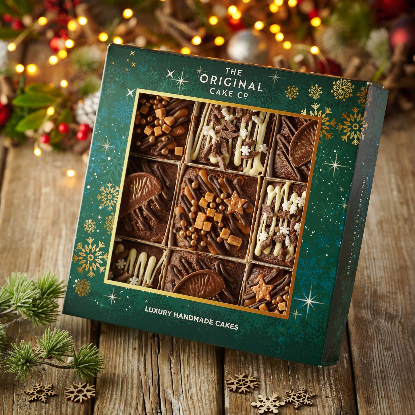 Festive Chocolate Truffle Cakes- Gifting box