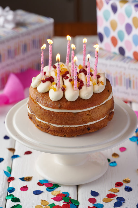 Glitter Candles- Pink