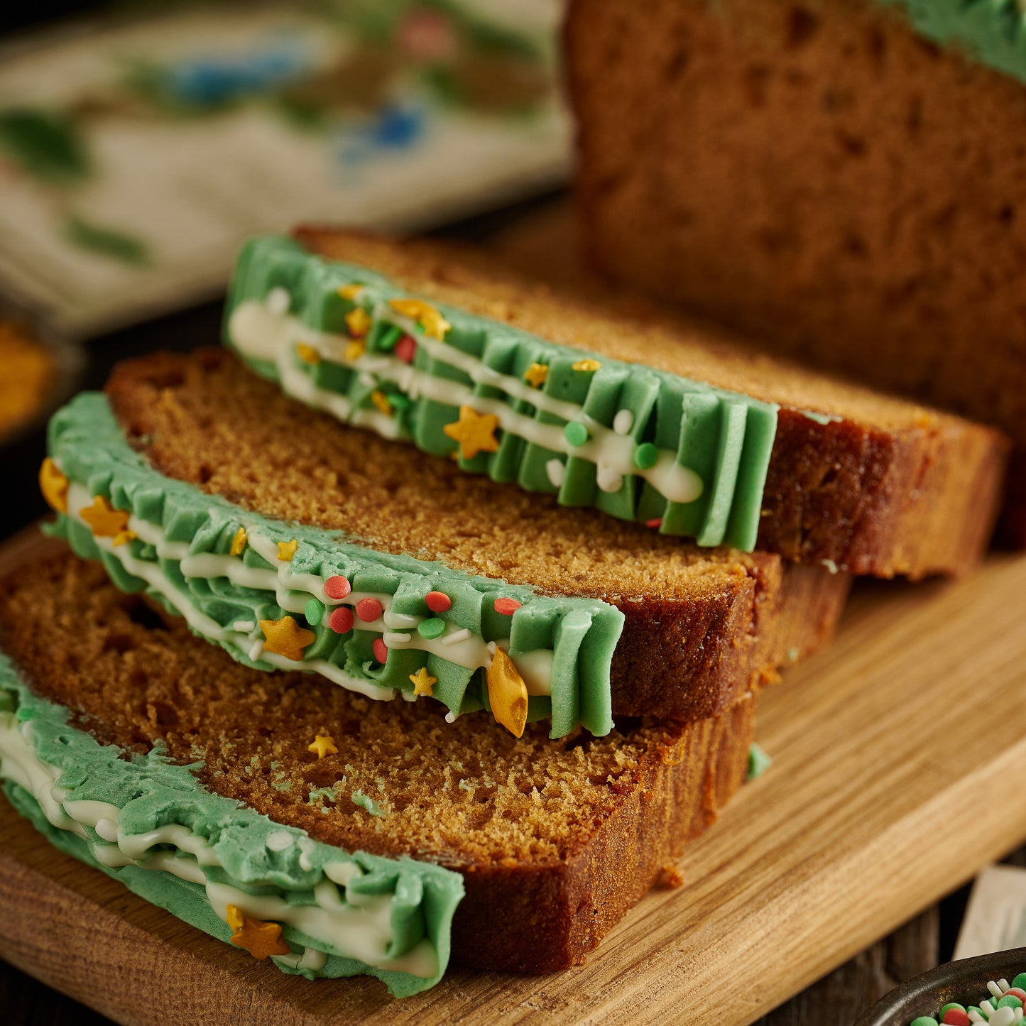 Festive Gingerbread Loaf Cake