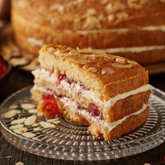 Cherry Bakewell Cake - Vegan (14 Portions)