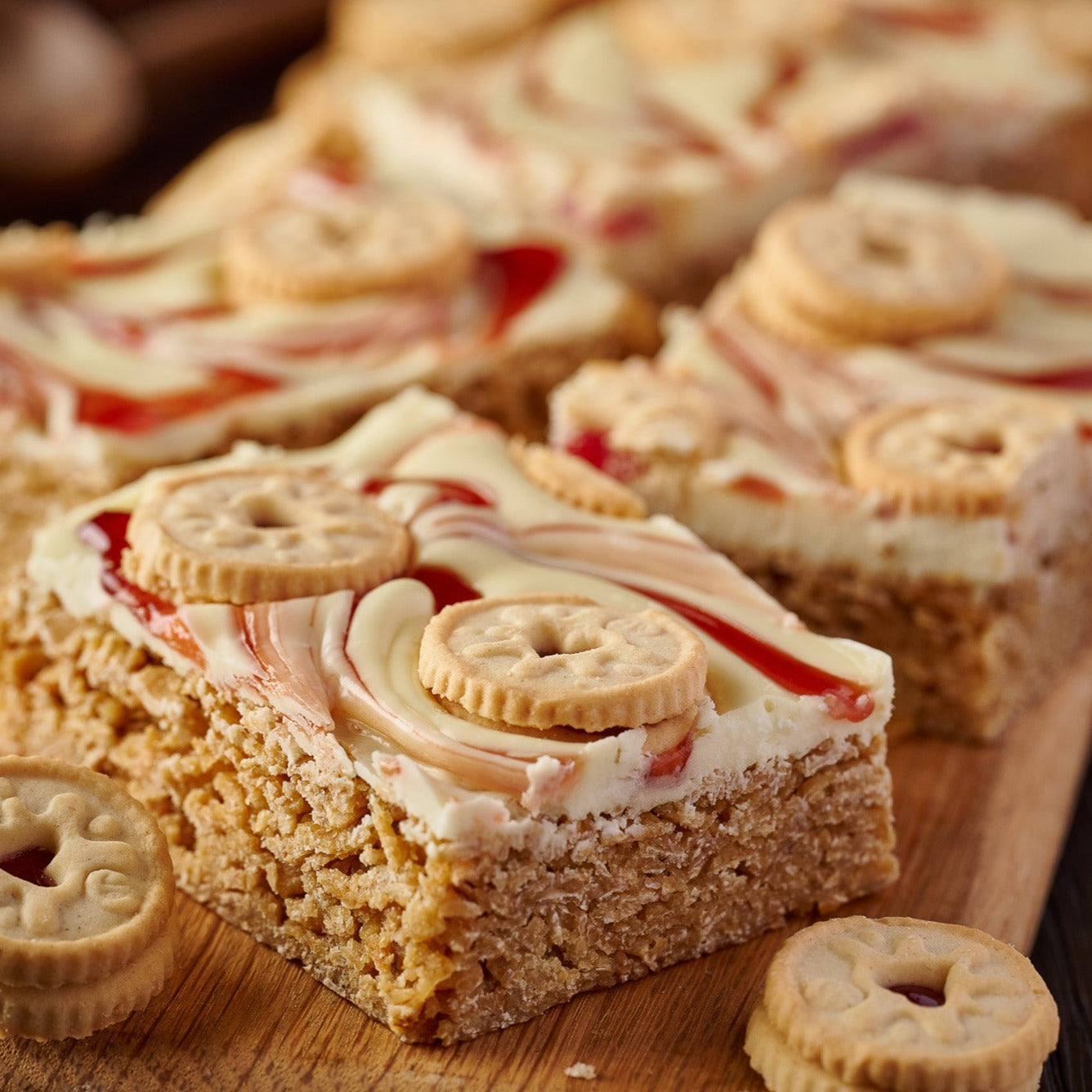 Jammie Dodger Loaded Flapjack- Sharing Tray