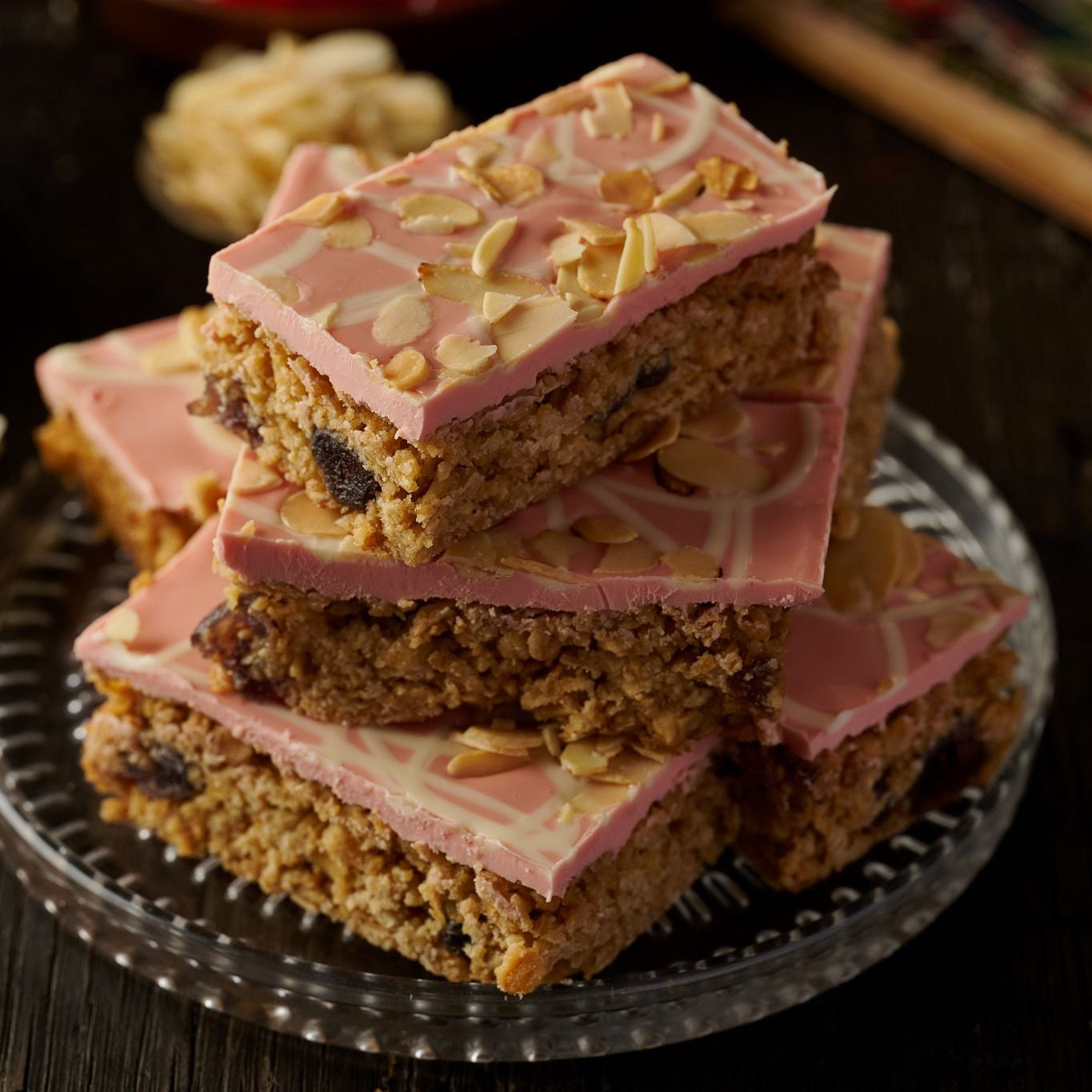 Cherry Bakewell Flapjack