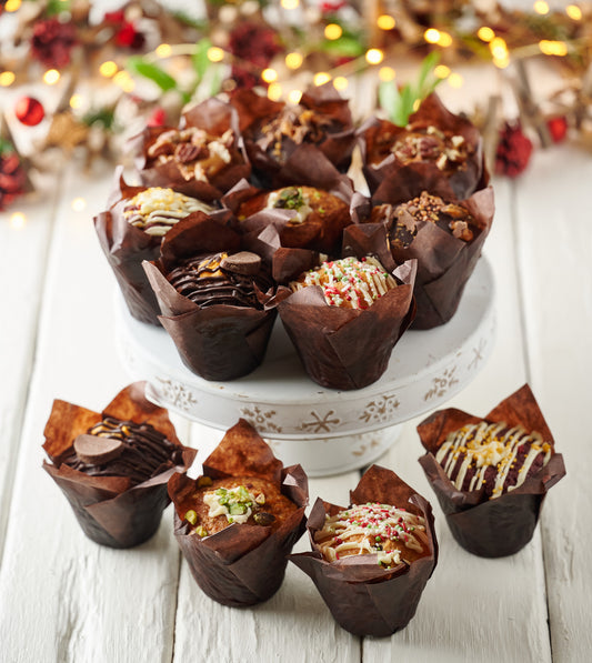 Winter Muffin Selection – 12 Festive Flavours