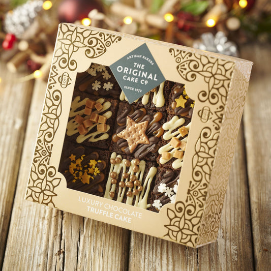 Festive Chocolate Truffle Cake- 9 Piece Gifting Selection