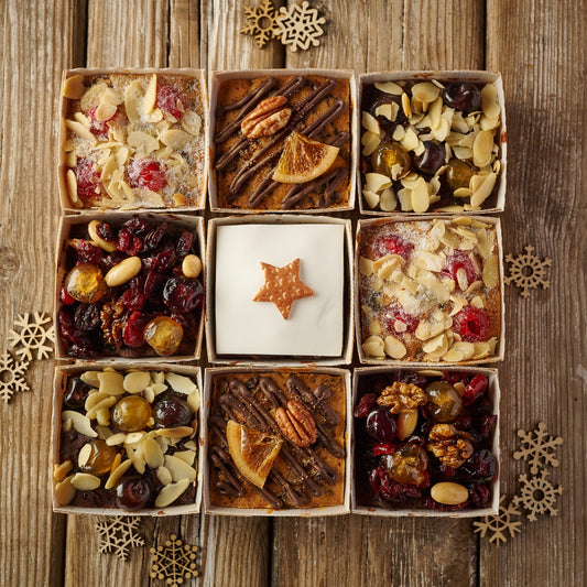 Deluxe Festive Fruit Cake Selection- Gift Box