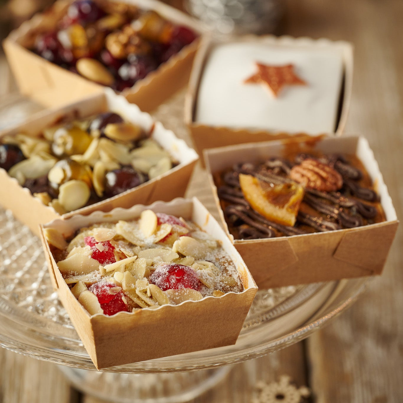 Festive Fruit Cake Selection- Gift Box
