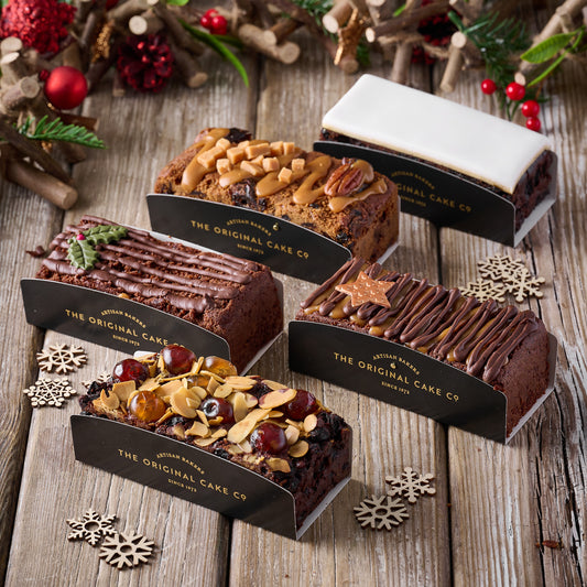 Deluxe Festive Cake Selection- 5 Piece
