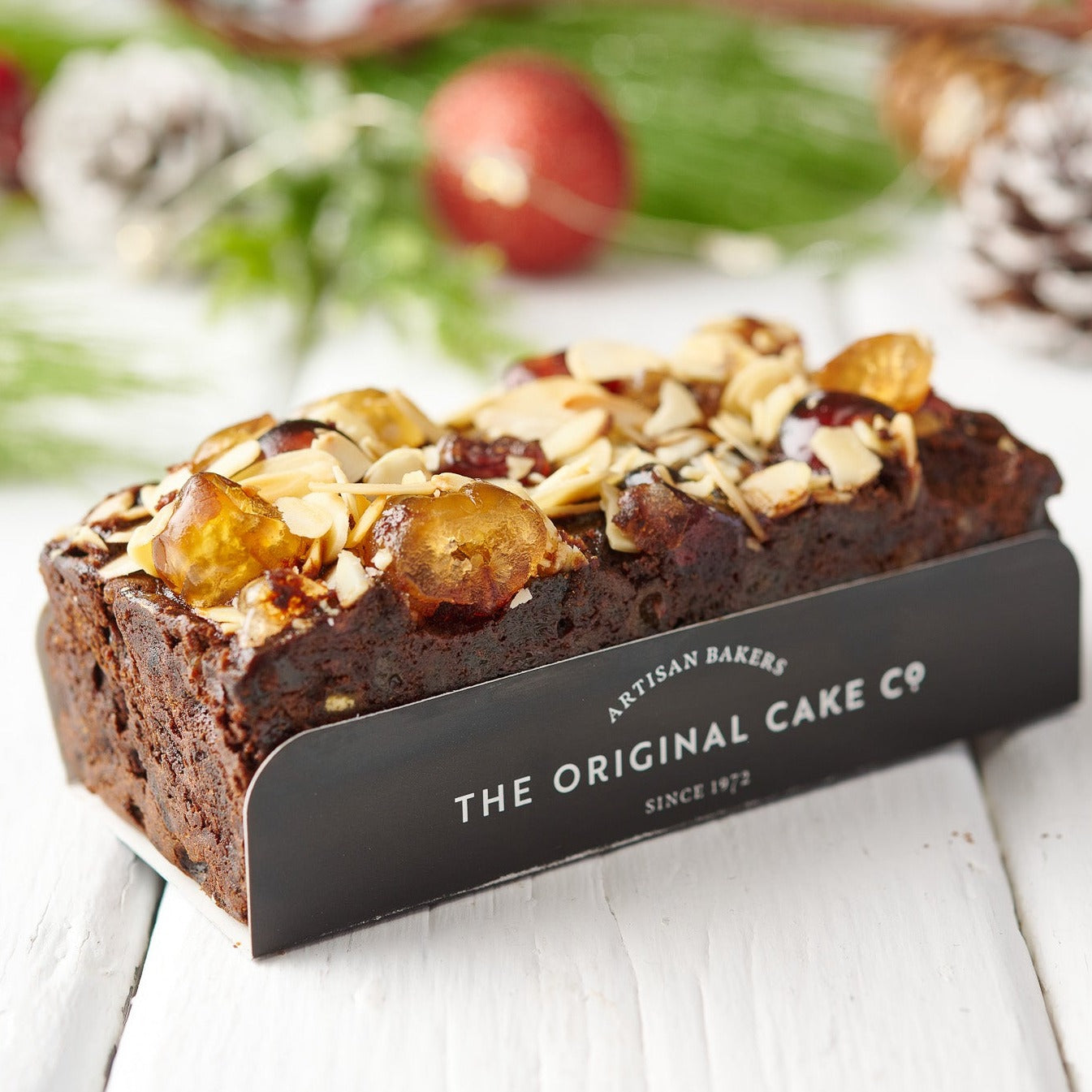 brandy fruit and nut slab cake