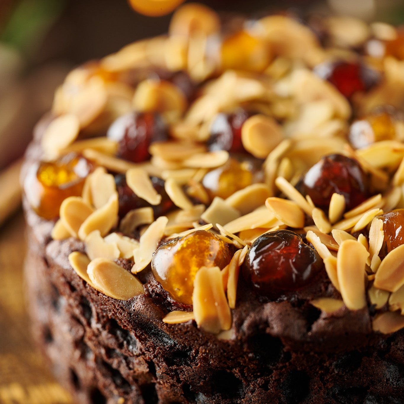 brandy fruit and nut cake