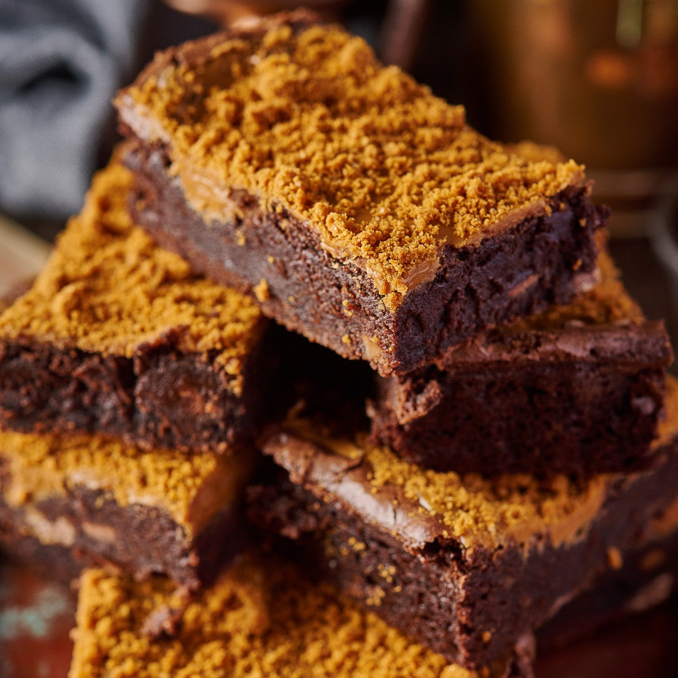 biscoff brownie tray