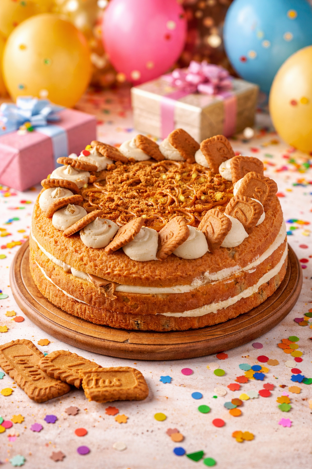Biscoff birthday cake- uk delivery nationwide
