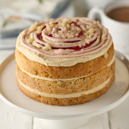 Rhubarb Strawberry & Ginger Cake- 6 Inch