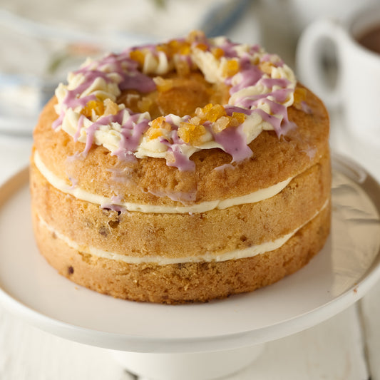 Wild Blueberry & Sicilian Lemon Cake- 6 Inch