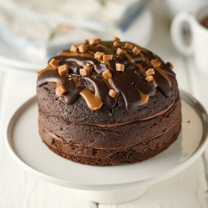 Salted Caramel Mocha Cake- 6 Inch