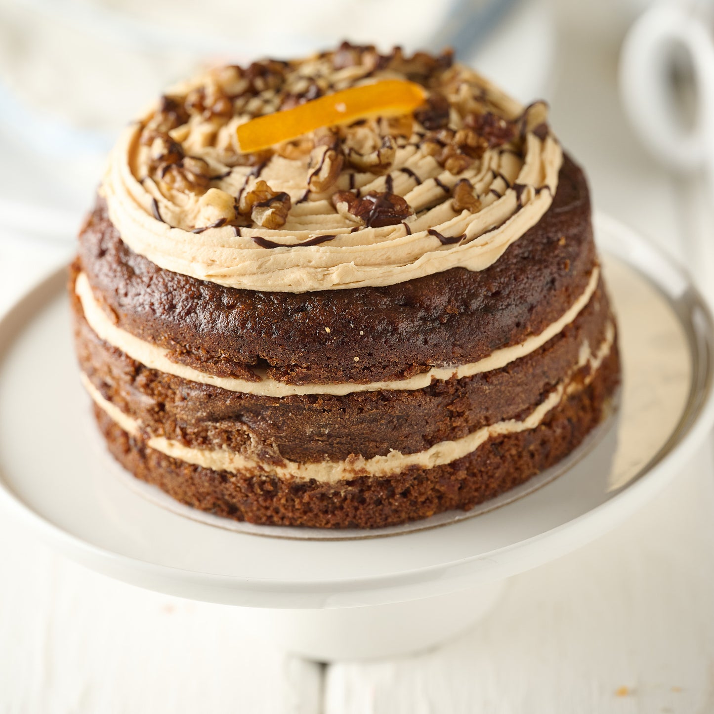 Carrot, Walnut & Orange Cake- 6 Inch