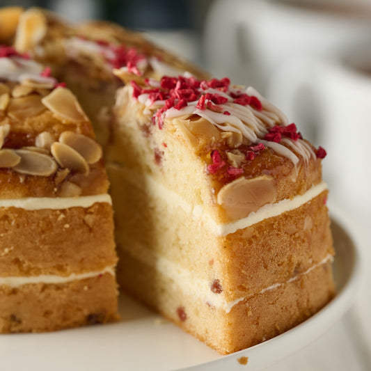 Raspberry Bakewell cake- 6 Inch