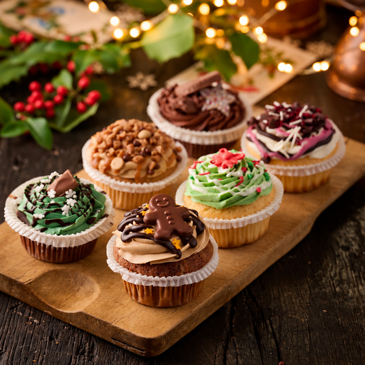 Christmas Cupcake Selection
