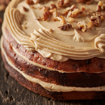 Espresso Coffee & Walnut Cake (14 Portions)