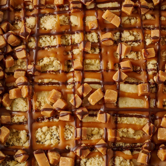 Caramel Brookie Traybake