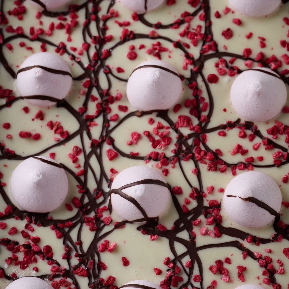 Chocolate & Raspberry Meringue Flapjack