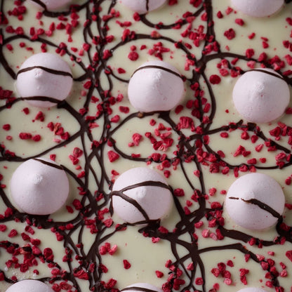 Chocolate & Raspberry Meringue Flapjack
