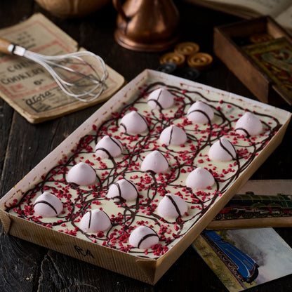Chocolate & Raspberry Meringue Flapjack