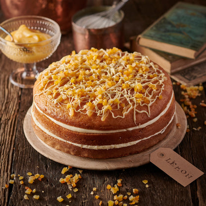 Lemon Curd Drizzle Cake (14 Portions)