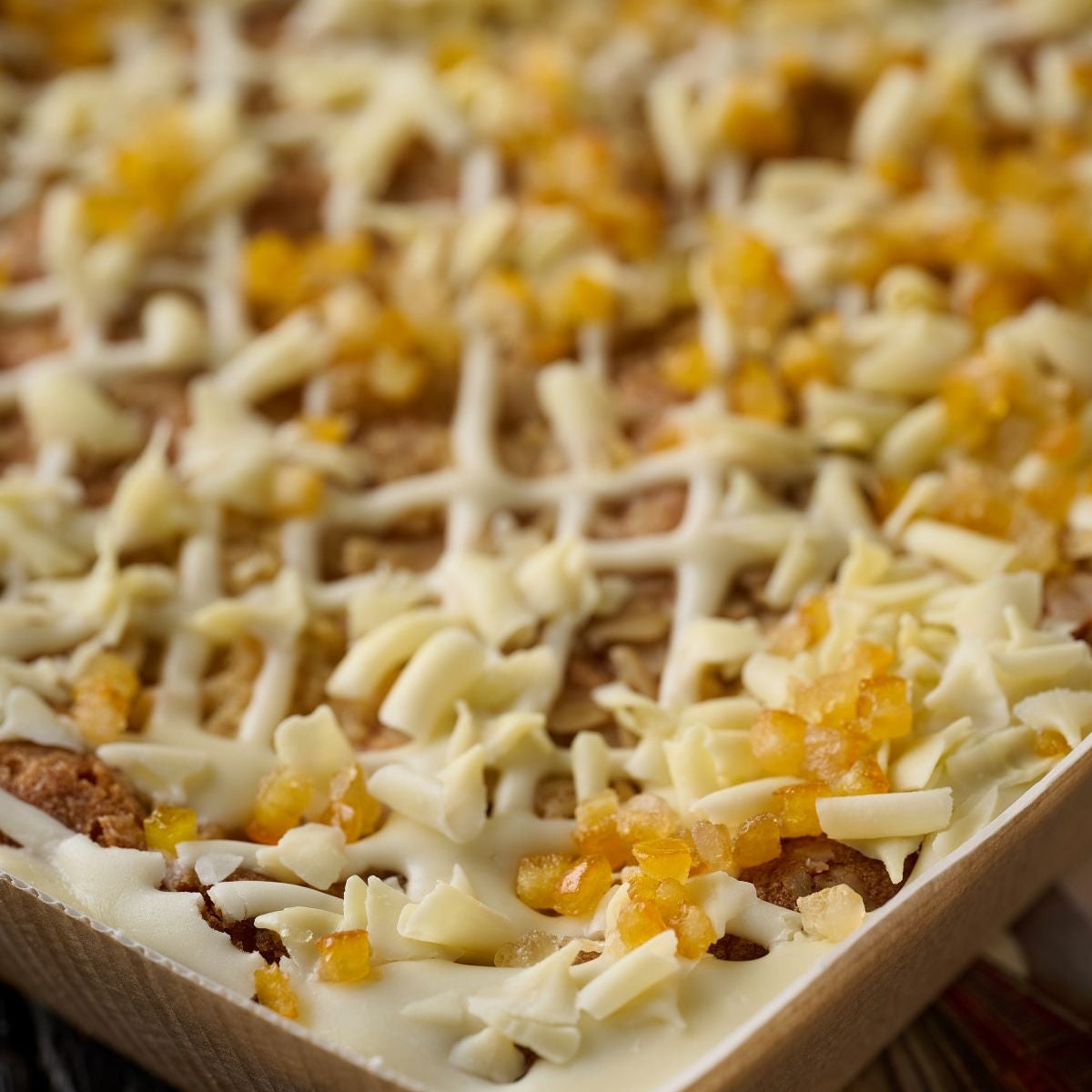 Orange, Apricot & White Chocolate Tart
