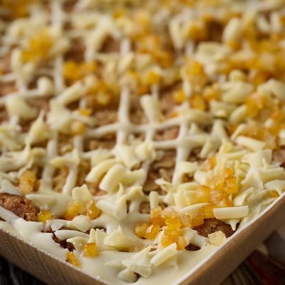 Orange, Apricot & White Chocolate Tart