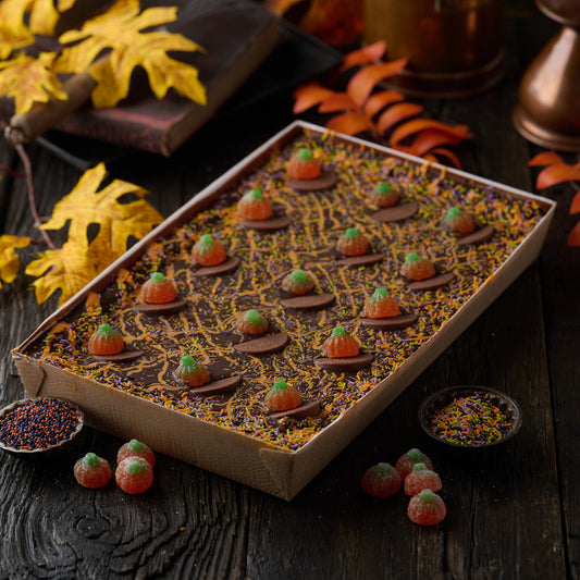 Spooktacular Chocolate Orange Flapjack