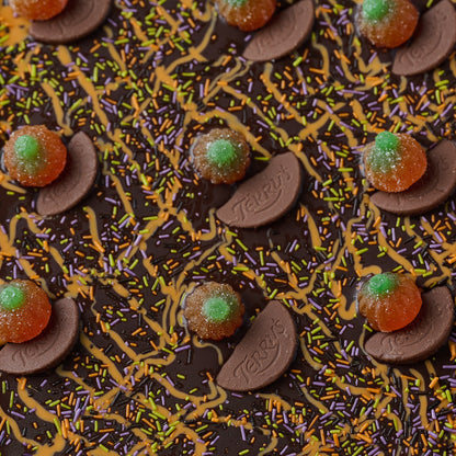 Spooktacular Chocolate Orange Flapjack