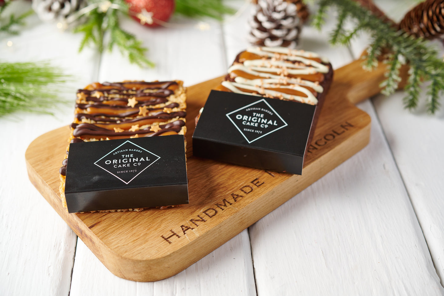 Festive Flapjack & Chocolate Truffle Cake x12