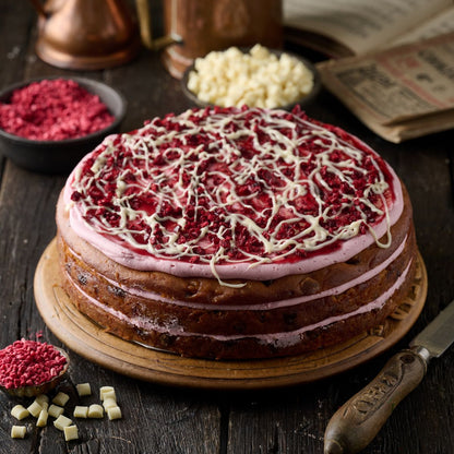 Vegan Blackcurrant & Cherry Cake- 14 portions