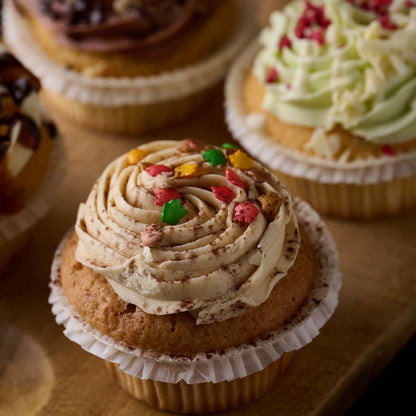Pumpkin spice latte cupcake