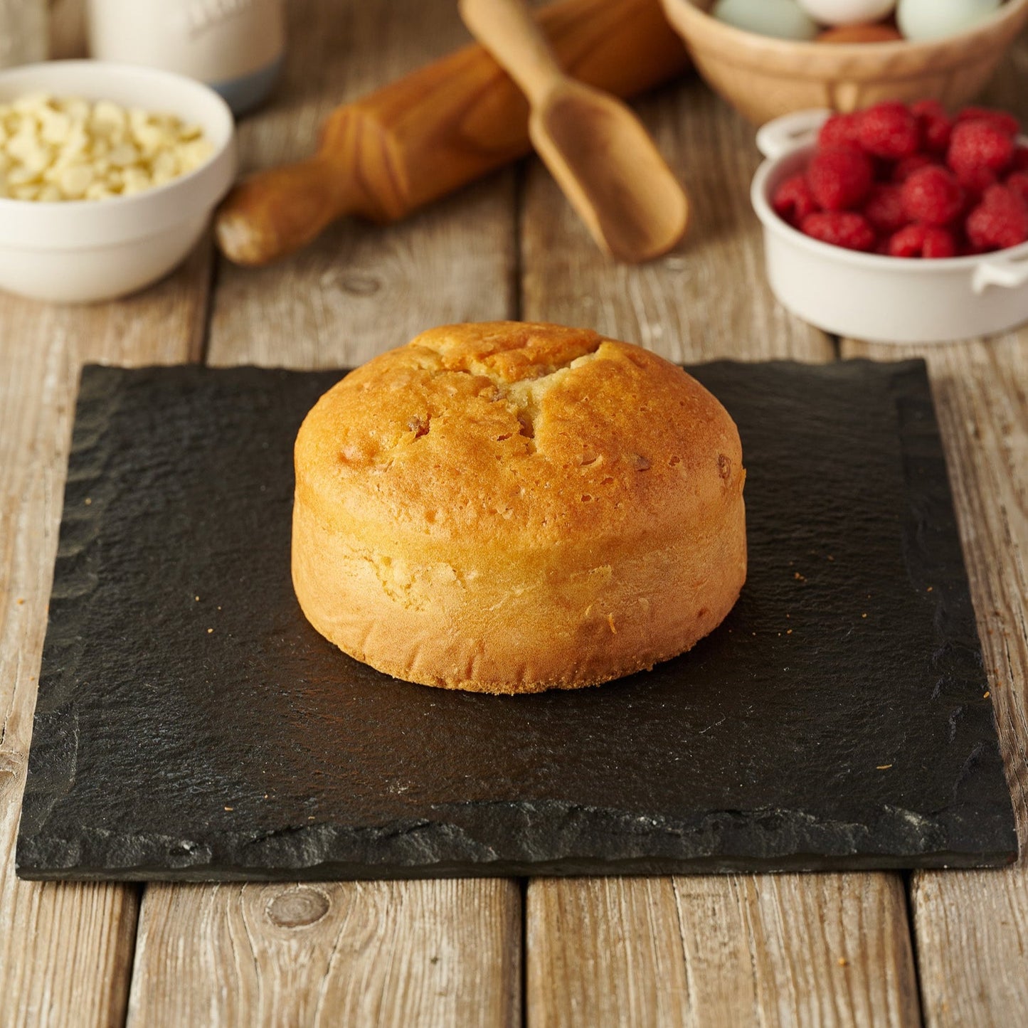 Raspberry & White Chocolate Cake