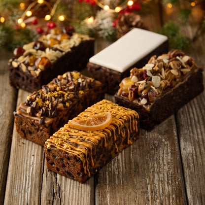 Festive Fruit Cake Selection- 5 Piece